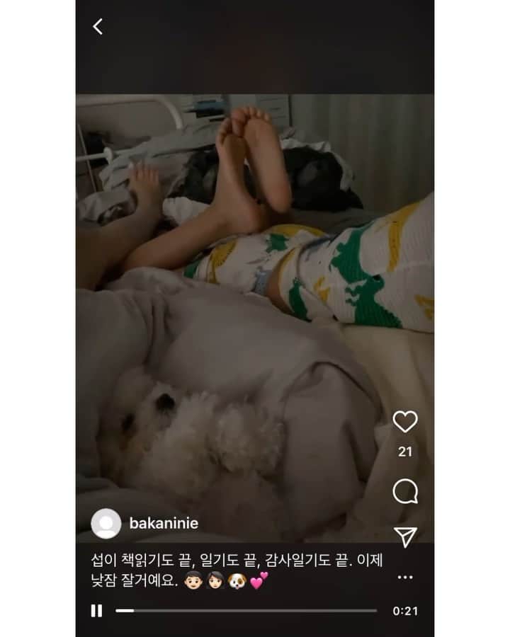 のインスタグラム：「2020년 7월 26일의 귀여운 발가락들」