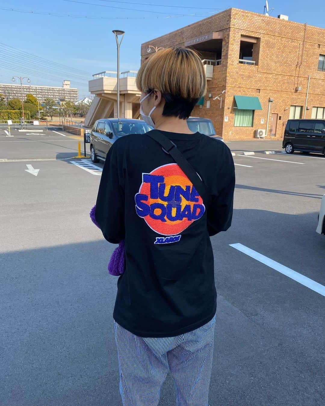 北村菜々美のインスタグラム：「お気に入りのロンT❤️‍🔥❤️‍🔥❤️‍🔥 #XLARGE #spacejam」