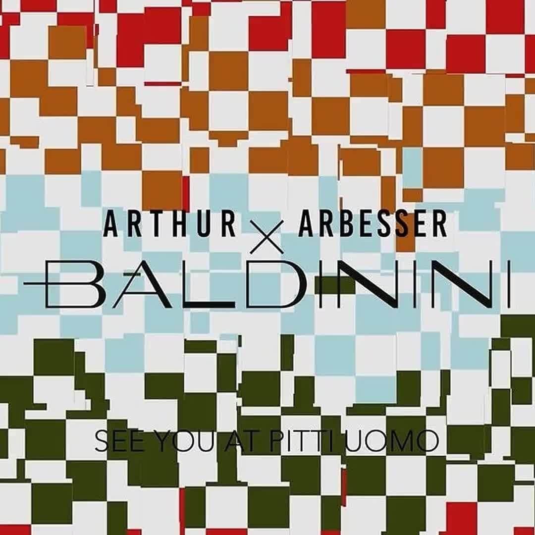 バルディニーニのインスタグラム：「Too much of colour?  See you at @pittiuomo_official to discover #ArthurArbesserxBaldinini co-lab. Stay tuned. @arthurarbesser」