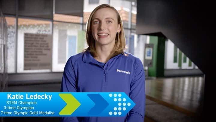 のインスタグラム：「Any opportunity I have in life to inspire young kids to pursue their passions, especially in STEM education, I’m going to take it. And that's why I'm thrilled to reveal the STEM Forward with Katie Ledecky and @Panasonic program! Learn more at Panasonic.com/CES. #TeamPanasonic #CES2022」