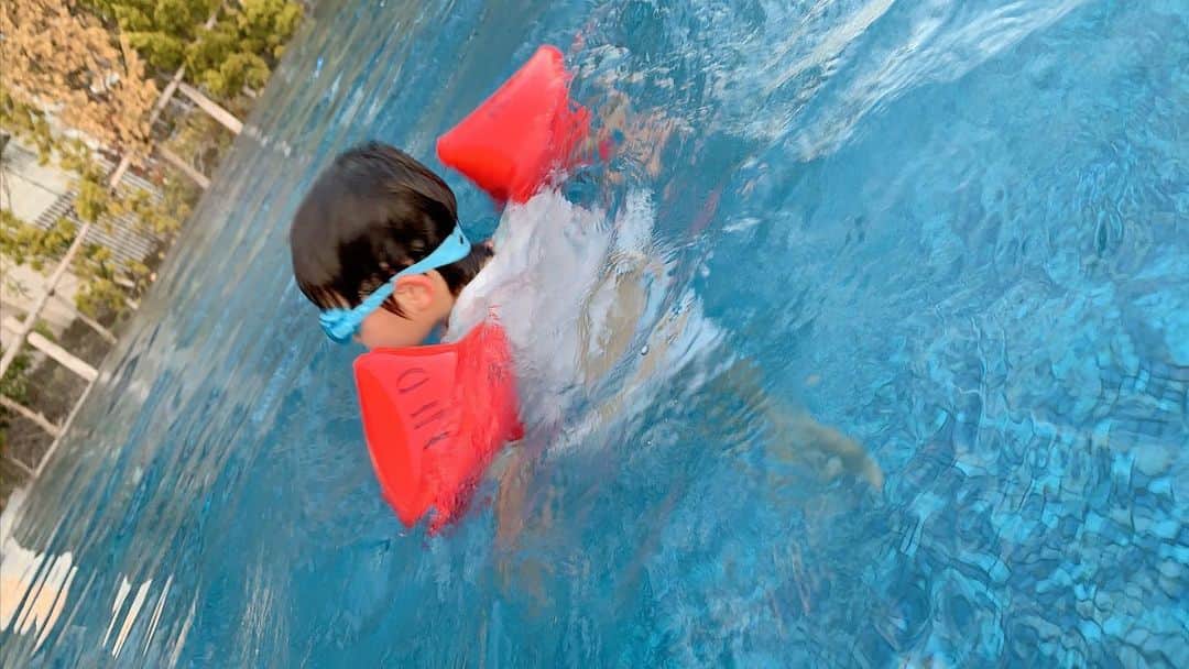中川愛海さんのインスタグラム写真 - (中川愛海Instagram)「新年から熱海でプール入れる幸せ❤️温水だから冬でも入れます♪ @sarikusoneo ネオくんも大喜び❤️ 可愛い💕 @ami_nakagawa_amyuran  @ami_nakagawa_  #中川愛海 #一日一回カンパイ #熱海旅行 #熱海」1月5日 10時36分 - ami_nakagawa_