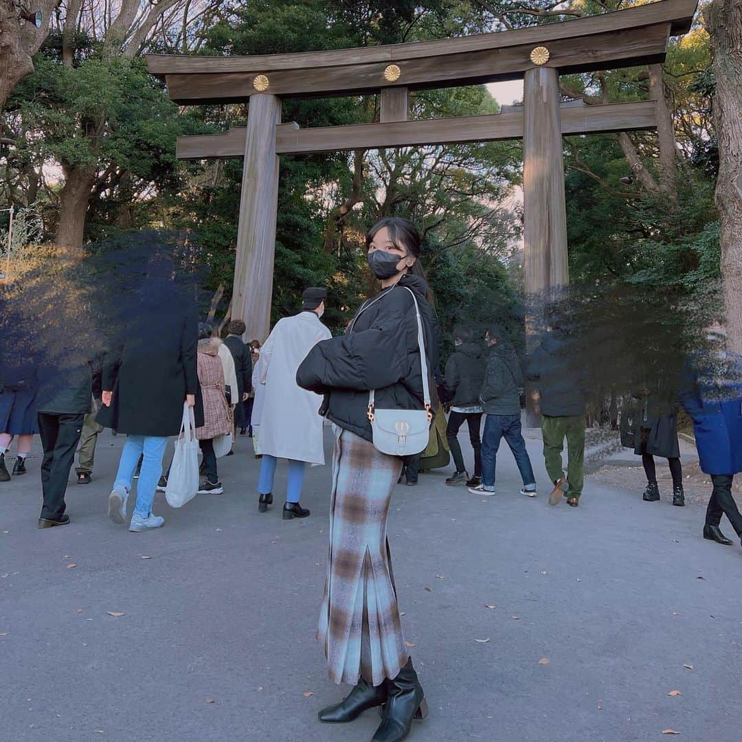 栗田桃花のインスタグラム：「明治神宮⛩  #明治神宮」