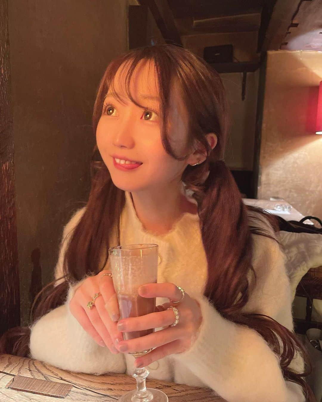 大谷映美里さんのインスタグラム写真 - (大谷映美里Instagram)「実は、、、 ココアが美味しすぎてアイスもホットも飲んじゃった🥰」1月5日 22時45分 - otani_emiri