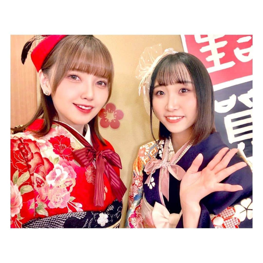 鬼頭明里さんのインスタグラム写真 - (鬼頭明里Instagram)「「アニプレックスPresents ヤングジャンプ  アニメ3作品 新春特番」 ありがとうございました😊✨ ケイトとエミリコイメージでスタイリングしてもらった振袖が可愛かったー‼🎀️✨ 2022年はシャドーハウスも明日ちゃんもかぐや様も！（かぐや様は出てないけど！） 3作品合わせてどうぞよろしくお願いします☺️」1月5日 23時42分 - akarikito1016