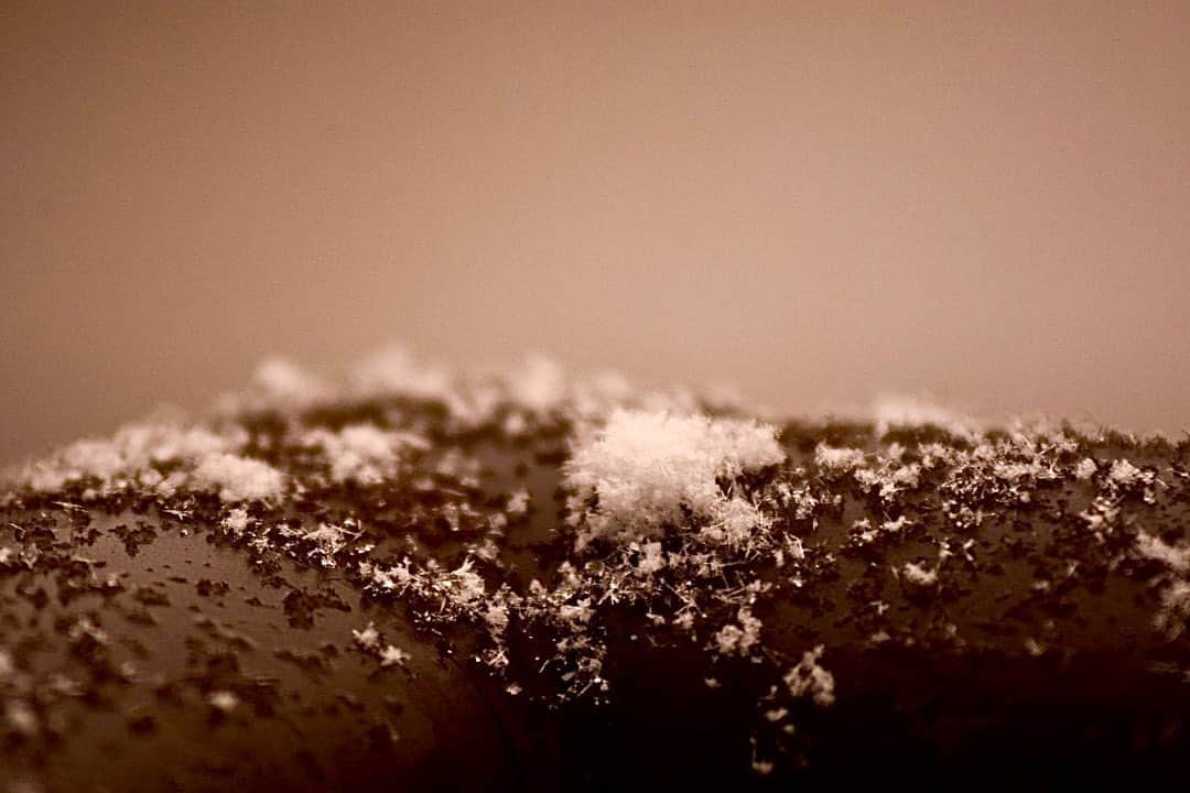 拓磨のインスタグラム：「今日寒いな〜と思って外見たら雪降ってた☃️ そんなに積もってはないけど。  今年も宜しくお願いします」