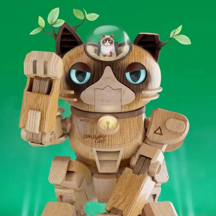 Grumpy Catのインスタグラム：「Grumpy Cat’s new NFT project is raising money for Cats & Dogs at @ChanceShelter in AZ! Launching on @BinanceNFTs 1/7/22 @ 11am UTC (Link in bio)   Want to win 1 of 5 free NFTs? All you have to do is:   1️⃣Like/comment on this post 2️⃣Join the @discord https://discord.gg/Qyv7haKSHP 3️⃣ Follow @taikonft」