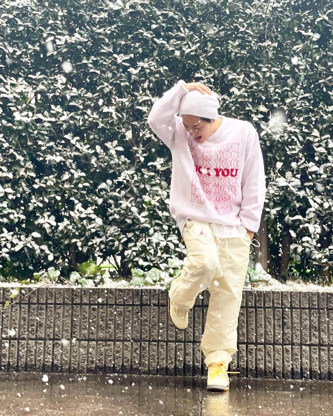 DAICHI さんのインスタグラム写真 - (DAICHI Instagram)「初雪⛄️✌️」1月6日 14時11分 - daichix