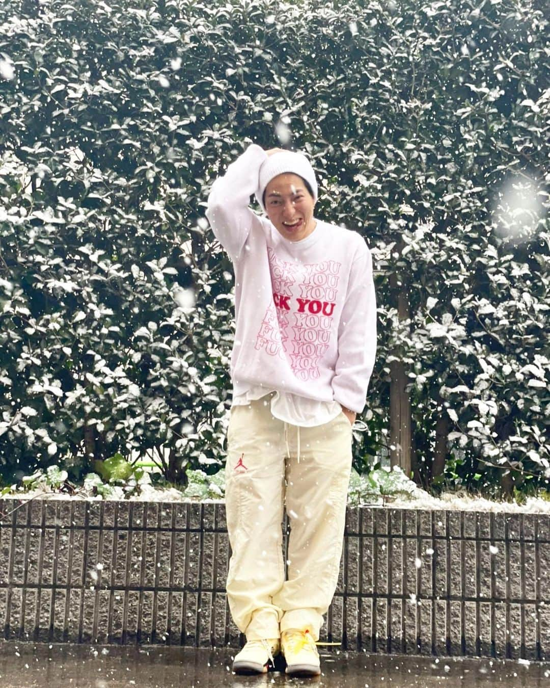 DAICHI さんのインスタグラム写真 - (DAICHI Instagram)「初雪⛄️✌️」1月6日 14時11分 - daichix