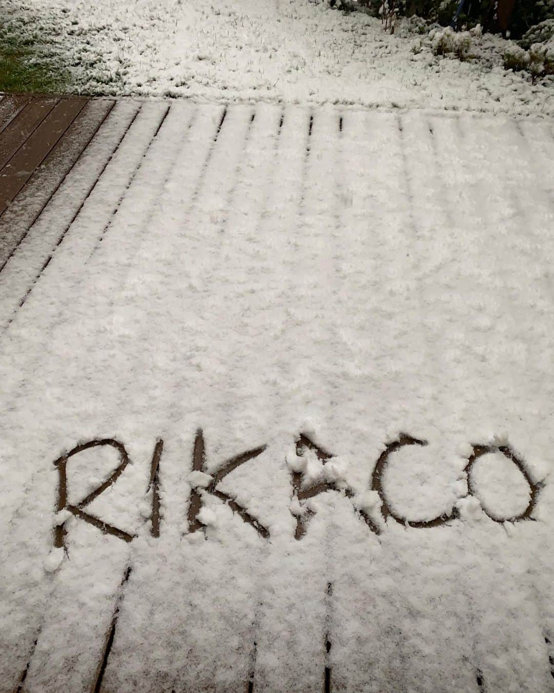 RIKACOさんのインスタグラム写真 - (RIKACOInstagram)「やっぱ雪☃️東京 寒いよね。こんな日は暖炉に火をつけて焼き芋だっぺよ🍠 和む〜 . 蓮の急性胃腸炎は回復してます！ 熱は下がり後は胃腸の回復❤️‍🩹 がんば👍 自分の身体の為に今日は今から 参鶏湯を圧力鍋でトライするそうです！楽しみだな😊 . 私は元気なんです🤣 家族がインフルなどにかかっても私感染しないのだ👍 #雪 #寒い #参鶏湯」1月6日 16時14分 - rikaco_official