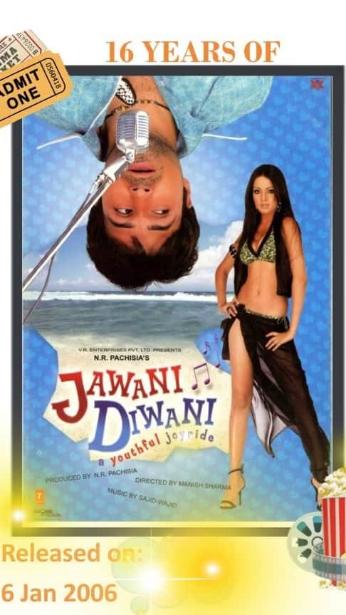 のインスタグラム：「Thank you all for your continued love for the youthful joyride “JAWANI DIWANI”   This year we complete 16 years of this film and it is so heartwarming to know that the movie and its music till today is garnering millions of views.  I want to thank the people of #mauritius who showed us immense love and support during the filming.  Thanks Immi @therealemraan & Director #Manish for being such  gentlemen.  This film will always be special.  Special thanks to @nikabelaya69 from team celinajaitlyfanpage for this compilation  #16yearsold #indianfilm #jawani #diwani #celina #celinajaitly #celinajaitley #emraanhashmi #indianmovies #song #bollywood」