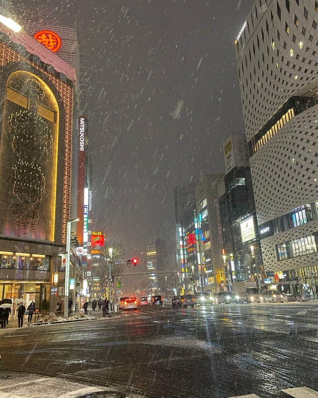 小嶋亜由美さんのインスタグラム写真 - (小嶋亜由美Instagram)「こんな雪の日に銀座にいるとは思わなかった❄️  ZARAも改装中で閉まってるし…  1時間、ただただ雪の銀座を散歩しただけ  収穫は銀座のUNIQLOで買った娘のダウンにその場で刺繍入れてもらえたこと✨   #雪の銀座   #銀座uniqlo   #uniqlo刺繍サービス」1月6日 20時33分 - koji_ayu