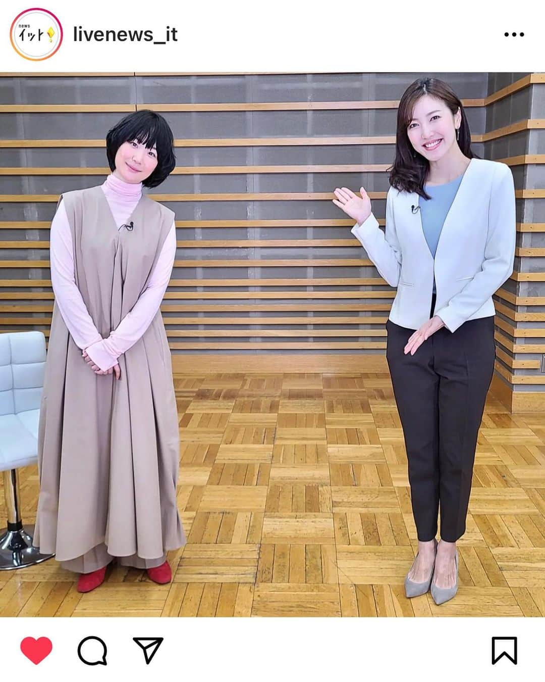 小澤陽子さんのインスタグラム写真 - (小澤陽子Instagram)「𝚊𝚝 𝚠𝚘𝚛𝚔☻  今日の Live News イット！では、 今夜はじまった木10ドラマ『ゴシップ』から、 主演の黒木華さんにお話を伺い、 そのあと渋谷へ向かい、雪取材へ…🏃🏼‍♀️🎤❄️  外で８時間、雪の中☃️取材＆中継をしていたので、 みんなで頭から〜爪先まで、びしょ濡れ…🥶💦 長野・秋田出身のクルーも驚く程、想像以上の降雪でした。  辛い現場こそ、ディレクターや技術チームとも チームワークが生まれ、写真を撮りたくなります…😂🌸 やり切った！！！寒い中がんばったよ！！ そう自分たちを褒めたくなった今年初の現場取材日で、 帰宅後のお風呂が天国でした。。🛁♨️  渋谷には、大雪✖︎ハチ公という珍しい光景に、 写真を撮る多くの人の姿がありました。(しかも🍁)  ただ、交通の影響などもありましたし、 脚元は滑りやすくなっていたので心配です😢 みなさん、大丈夫でしたか、、？？  この後も、明日の朝も、 路面の凍結の恐れなどありますので 雪に慣れていない、私を含めた皆様…！ 移動・運転の際は気を付けましょう😣😶‍🌫️😤 風邪も引かないように！！  #イット！ #ハチ公 #渋谷 #現場取材🏃🏼‍♀️🎤 #フィールドキャスター みなさんにも、ちょっと珍しいハチ公の姿をシェア🐕❄️」1月6日 22時43分 - yoko.ozawa729