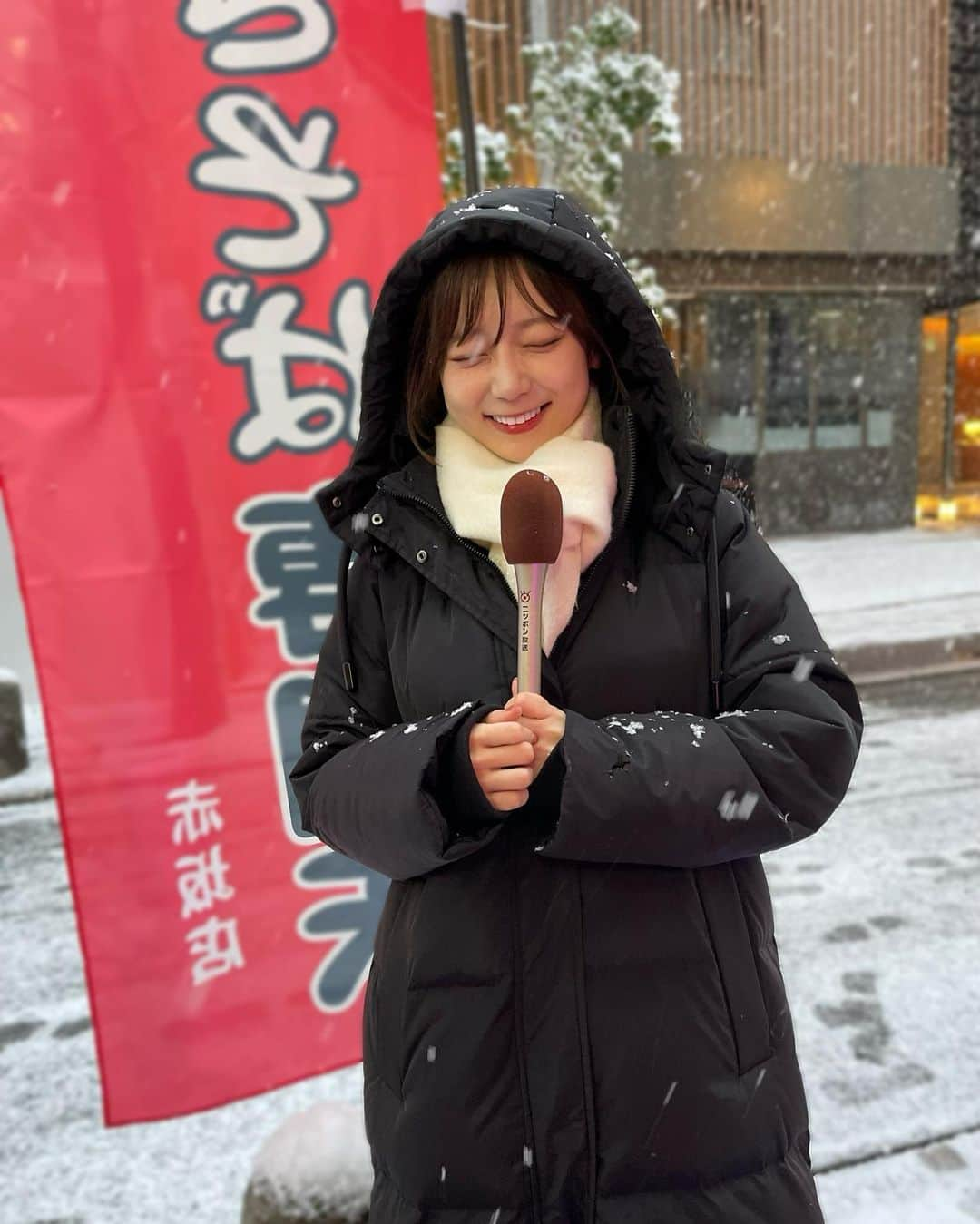 吉田悠希さんのインスタグラム写真 - (吉田悠希Instagram)「. こんなに雪が降るなんて☃️🌨  #ZARA の #ロングダウンコート  迷ったけど買っておいてよかった〜 頭から足元までしっかり防寒してくれました🧥」1月6日 23時31分 - yuki__yoshida__914