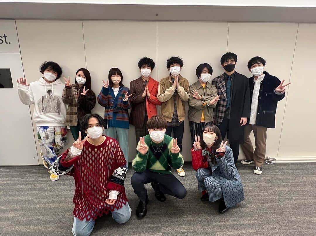 石原慎也のインスタグラム：「2022.01.21(fri) MUSIC STATION初出演  緊張しすぎた、、、」