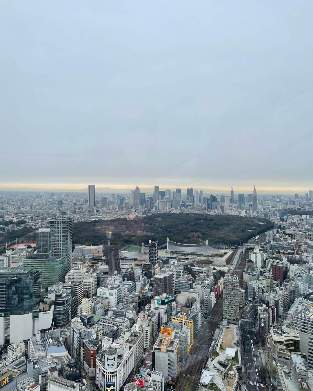 中岡由佳さんのインスタグラム写真 - (中岡由佳Instagram)「昨日は初SHIBUYA SKYへ✨街がミニチュアのようで、電車や車も小さくておもちゃのようで可愛い🚃上空から見入っていたらちらちら雪が舞ってきた❄️ #渋谷スカイ #shibuyasky  #渋谷スクランブルスクエア #snow  #snowscene」1月7日 10時42分 - yuka_nakaoka