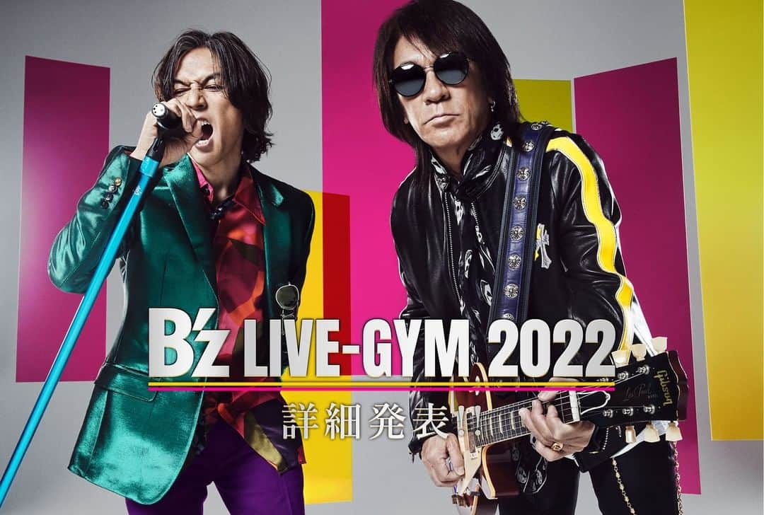 B’zさんのインスタグラム写真 - (B’zInstagram)「【NEWS】B'z LIVE-GYM 2022 詳細発表!!  B'z LIVE-GYM 2022の詳細をオフィシャルサイトにUPいたしました！ 公演スケジュール・チケット申し込み方法・注意事項等は、下記からご確認ください。  詳細はこちら↓ https://bz-vermillion.com/livegym2022/」1月7日 12時01分 - bz_official_insta