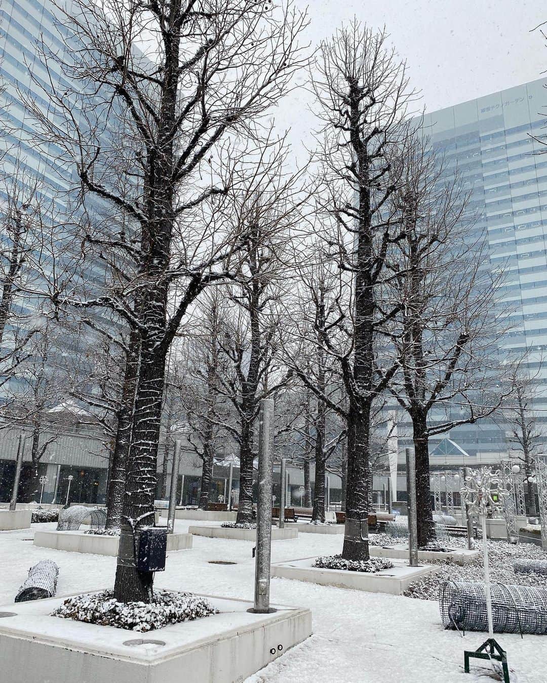 檜山沙耶さんのインスタグラム写真 - (檜山沙耶Instagram)「1/6(木) 幕張も雪景色に❄️☃️ 皆様も足元には十分お気をつけください🥾」1月8日 1時07分 - sayahiyama