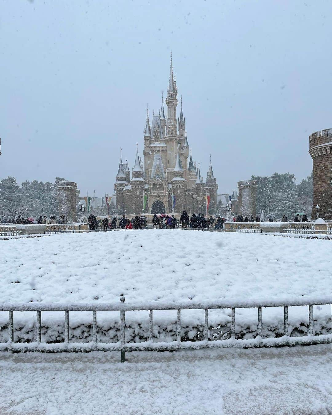 関根ささらさんのインスタグラム写真 - (関根ささらInstagram)「❄️FROZEN❄️ . . リアル"frozen"だった昨日のパークの色んな景色をインスタにも♡ (あまりの寒さに携帯触っていられなくてまともな写真がないのですがお許しを…🙇🏻‍♀️) . . めちゃくちゃ寒かったーーー！！！！！ けどこんな真っ白になるパークって、世界でも日本とパリしかないのでは？！と思ったら凄くレアな日に遭遇できた気がして気分が上がりました🥰👏🏻 . . 12/26から発売してる『#アナと雪の女王』の #ポップコーンバケット 🍿❄️💙めちゃくちゃ可愛い〜〜！！！昨日買う予定じゃなかったのだけど、想定外の雪に遭遇したのでこの写真を撮るために購入しました♡今度またアナ雪バウンドする❄️ . . #ディズニーポップコーンバケット #ディズニー写真部 #雪景色 #雪 #雪だるまつくろう #snowday #snowing #disney #disneypark #disneyparks #tokyodisney #tokyodisneyland #disneyland #tokyodisneyresort #tdr #tdl #アナ雪 #anna #elsa #olaf #オラフ #エルサ #アナ」1月7日 18時58分 - sasarasekine