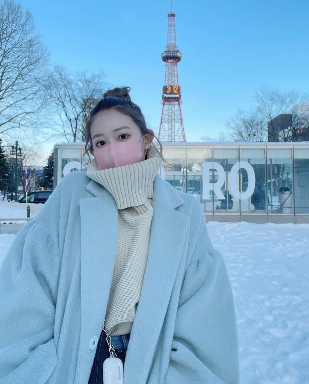加藤夏歌のインスタグラム：「ぽよよ☃️❄️ . #ootd」