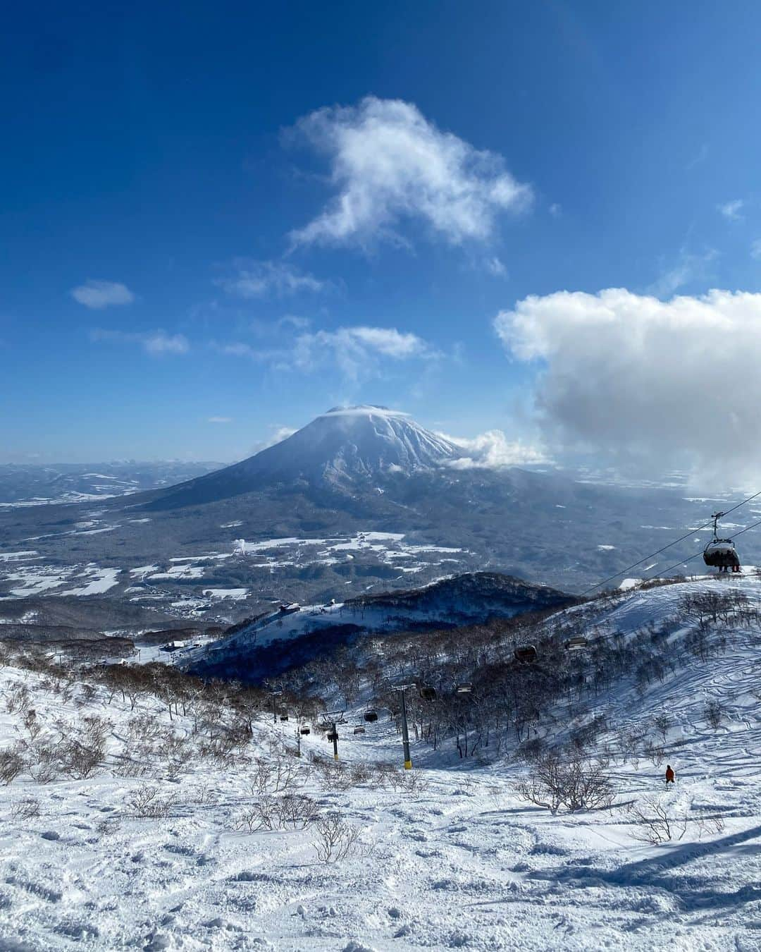 市原彩花さんのインスタグラム写真 - (市原彩花Instagram)「Niseko🗻 Grand HIRAFU☃️  今年もニセコのグラン・ヒラフでスキー⛷❣️ 4日間滑り倒した😆 天気にも恵まれて、珍しく2日連続で#羊蹄山 が見れたよ🗻☀️  ヒラフは非圧雪コースが多くて本当に気持ちがいい😍 このパウダースノーが忘れられなくて、また来ちゃった☺️❤️ 最終日は雪ふわっふわで本当に最高だった😭💖  ニセコはエリアが4つあるから、自分の好みでゲレンデ選べるのもいいよね☺️ アンヌプリとビレッジエリアはまだ滑ったことないんだけど、どうですか？☃️ (滑ったことある方ぜひコメントで教えてください❄️)  そしてニセコは美味しいご飯屋さんも多くて最高😚 (ハイライトにレストランまとめたよ🐏) コンビニにはドンペリまで置いてるし🤣🍾 本当に何度来ても面白い町😁  バスやレンタカーで空港や札幌から2〜3.5時間くらい🚌 ホテルには温泉も♨️ パウダースノー好きな人はとりあえず一度行ってみて😍  動画5個目→枝に激突🤣 動画7個目→雪で見えてへん！！🤣  ウェアと手袋 @marqleen  スキー板 @レンタル🎿  #niseko#hokkaido#ニセコ#北海道#ヒラフ#ゲレンデ#スキー#スノボ#ski#skiing#snowboarding#スノボウェア#スキーウェア#skiwear#snowboardwear#marqleen#マークリーン#スキー女子#雪#snow#japanesegirl#asiangirl#雪国山形育ち」1月8日 19時32分 - ayaka_ichihara