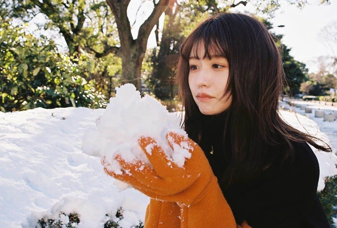 長濱ねるさんのインスタグラム写真 - (長濱ねるInstagram)「雪だね〜〜☃️」1月8日 19時55分 - nerunagahama_