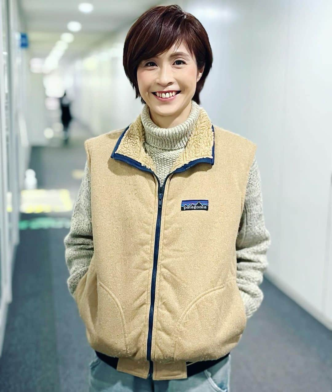 今村涼子さんのインスタグラム写真 - (今村涼子Instagram)「#古着コーデ#パタゴニア#パイルベスト #デカタグ#vintagepatagonia  #beanboots #kapitalkountry」1月8日 23時30分 - ryoko.imamu