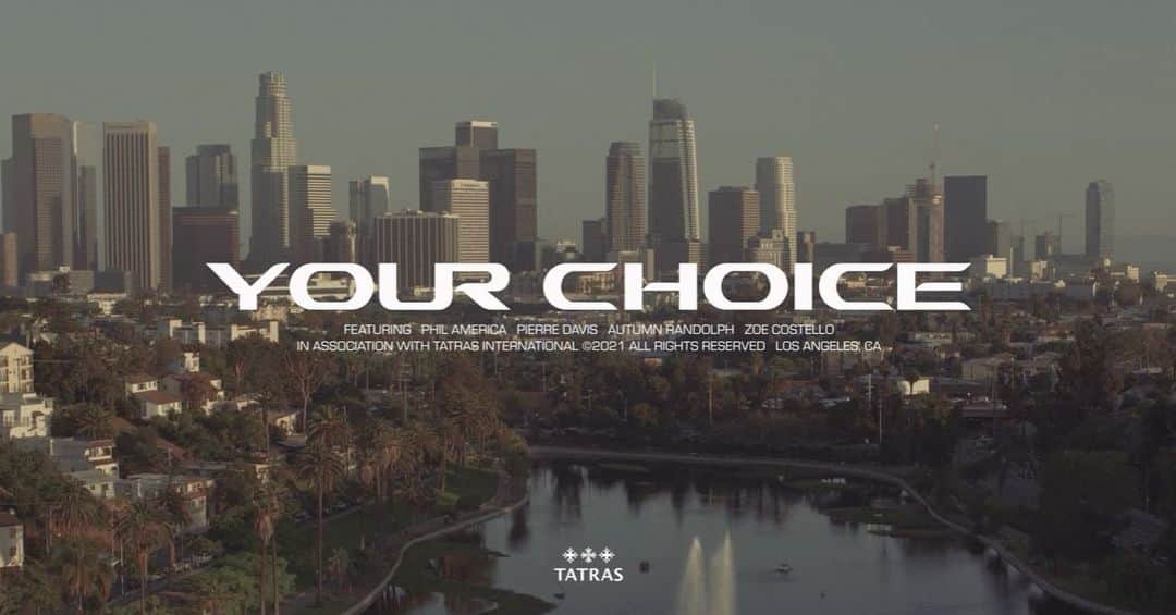 タトラスのインスタグラム：「“YOUR CHOICE” campaign was born out of one of TATRAS's brand missions, [to give confidence to all customers who wear TATRAS]. "Your choice" is often an important decision that determines the fate of life.   In support of each person's life choices, we will deliver a message from our collaborators who connect with your beliefs through their experiences.   The L.A. brand "No Sesso" has become a hot topic as the first transgender designer, participating in the official New York Fashion Week. As a prologue, we will deliver the choices made by No Sesso as a designer through the video.  #tatrasofficial  #yourchoicecampaign」