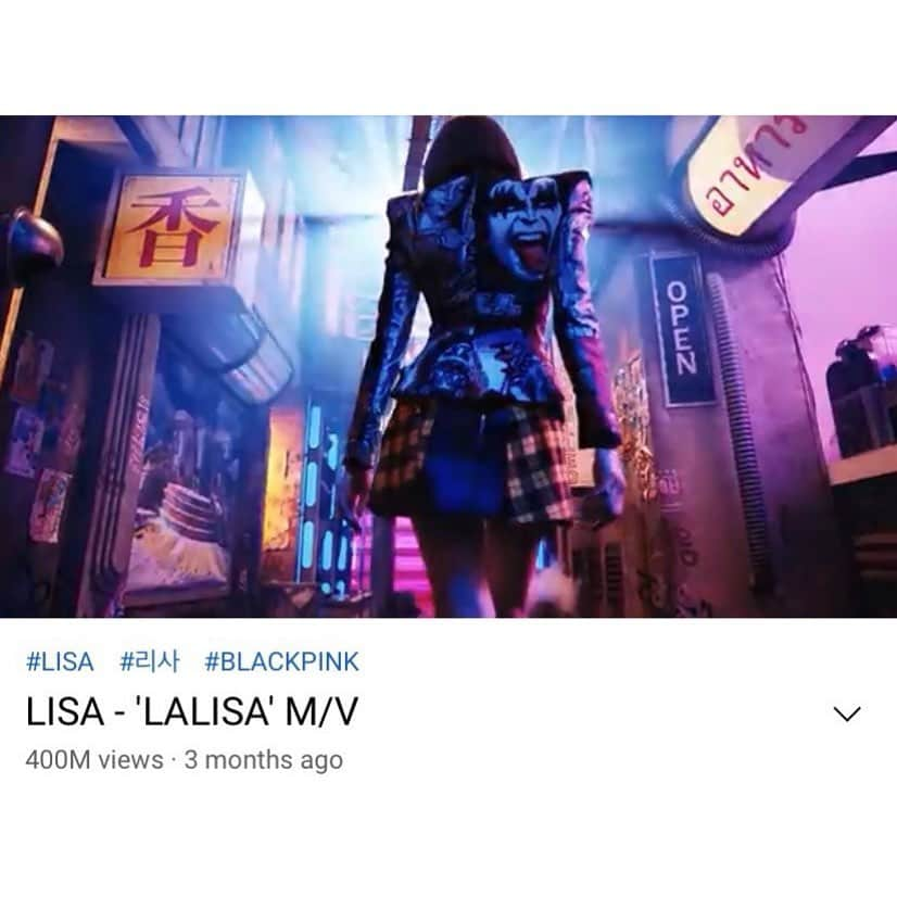 BLACKPINKさんのインスタグラム写真 - (BLACKPINKInstagram)「#LISA #리사 #BLACKPINK #블랙핑크 #LALISA #MV #400MILLION #YOUTUBE #YG」1月9日 15時54分 - blackpinkofficial