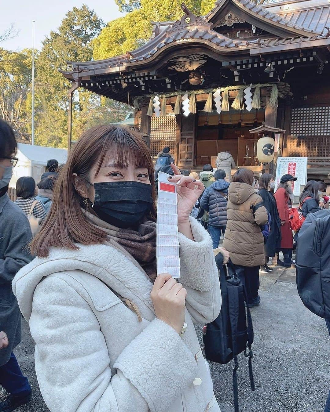 古川真奈美さんのインスタグラム写真 - (古川真奈美Instagram)「. . 初詣で行った、愛宕神社⛩🙏🏻 おみくじは『吉』でした☺️💓 ⁡ そして、代々木八幡宮にも参拝🙏🏻 ここでもおみくじ引くやつw 今度は大吉でしたー＼(^o^)／ ⁡ みんなはもう初詣いったかなぁ？？ ⁡ ⁡ ⁡ #初詣 #愛宕神社 #福岡 #代々木八幡  #東京  instalike #instamood  #ootd #东京 #扎心了 #ow #맞팔 #instapic  #팔로우미 #instaphoto #instagravure #girl #follow #followme #グラビア #japanesegirl #selfies  #インスタグラビア  #gravure」1月9日 18時05分 - mana_0619