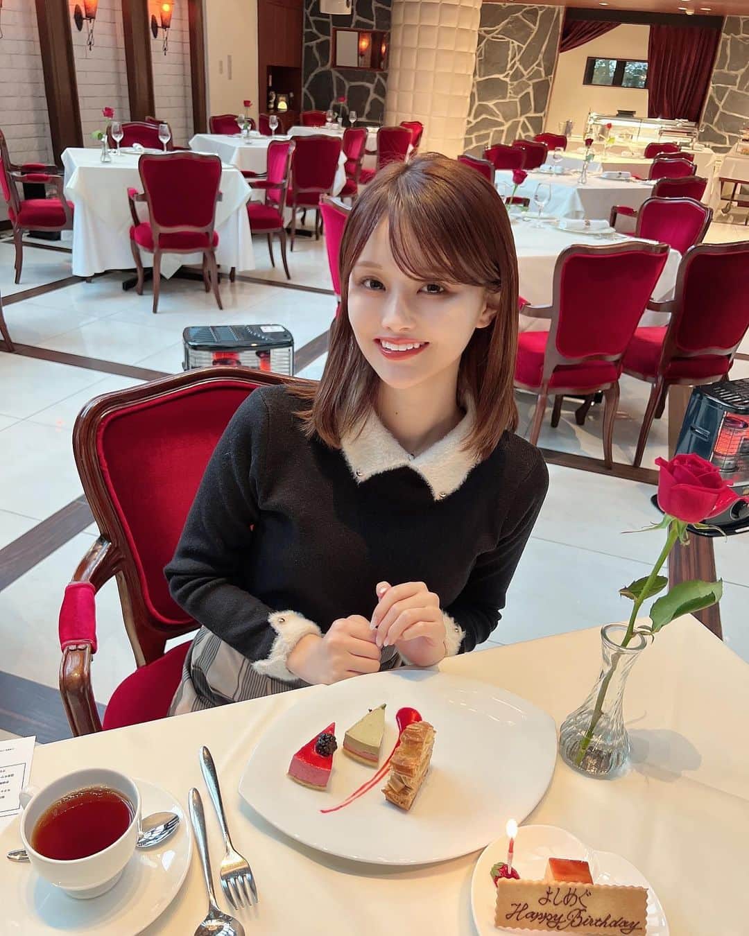 吉田恵美さんのインスタグラム写真 - (吉田恵美Instagram)「ローズを受け取っていただけますか？🌹笑」1月9日 21時48分 - _yoshida_megumi