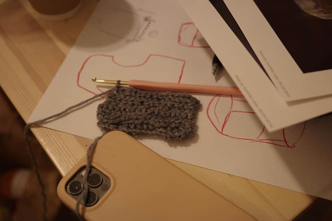 坂東希のインスタグラム：「編み物教室🧶 〜基本の編み方編〜」