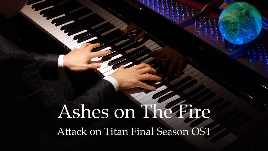 Animenz（アニメンズ）のインスタグラム：「Attack on Titan Final Season Part 2 is finally airing tonight! Perfect day to upload my newest piano cover: "Ashes on The Fire", the main theme from Final Season! I really can't wait to watch the first episode tonight! You can watch the full version on my YouTube Channel!  🔥🔥🔥TATAKAE!!! 🔥🔥🔥 #aot #attackontitan #finalseason」