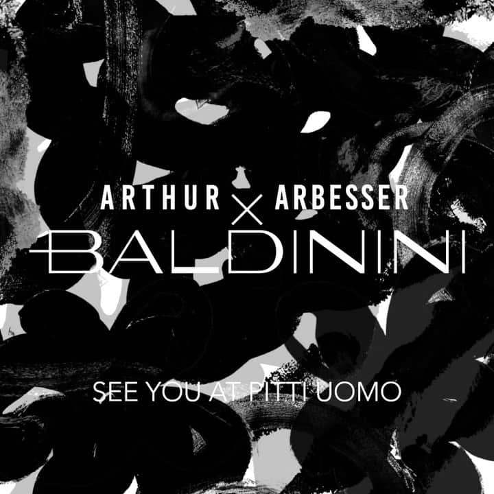 バルディニーニのインスタグラム：「Too bold? See you at @pittiuomo_official to discover #ArthurArbesserxBaldinini co-lab. Stay tuned. @arthurarbesser」