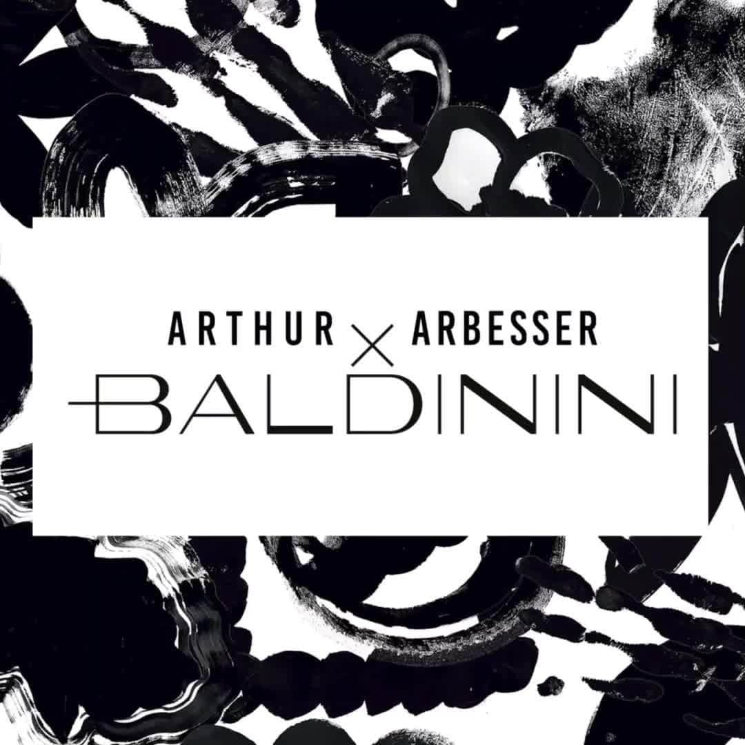 バルディニーニのインスタグラム：「Unveiling #ArthurArbesserxBaldinini co-lab at @pittiuomo_official. A celebration of the Brand’s iconic heritage and of the pillars it represents – positive change and contemporaneity. @arthurarbesser」