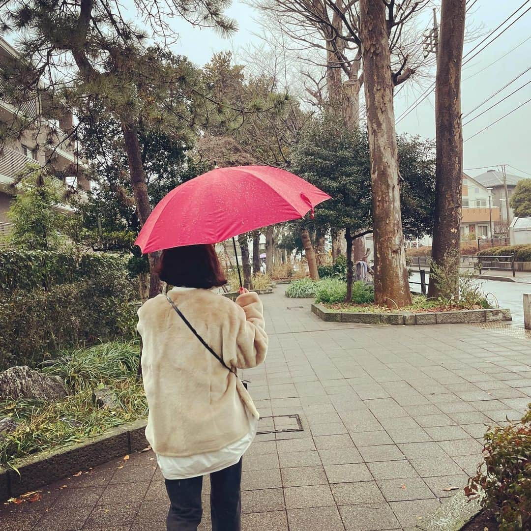 大草直子さんのインスタグラム写真 - (大草直子Instagram)「おはようございます☔️かなり乾燥していたから、この雨で気持ちも肌も髪も柔らかくなります💙今日から本格的始動🤣←おそっ　早起きして末っ子の髪を巻き、自分はなぜかむくんだ顔で😁仕事へ。たくさん休んでたくさん遊ぶ。たくさん食べて飲んで、たくさん動く。さあ、今週も頑張ろうね✨✨ @amarc_official  #thirdmagazine  #amarcstore #upperhights  #mackintosh  #offwhite #sorel #年末年始食べ過ぎて #デニムがぱつぱつでしたが #アッパーハイツのニューデニム #サイズ24がストレスなく #はけるように #緊張感てすごいな笑笑 @upperhights  #themine #少しハイライズ #テーパード #今日みたいなソレルにも合う」1月11日 9時15分 - naokookusa