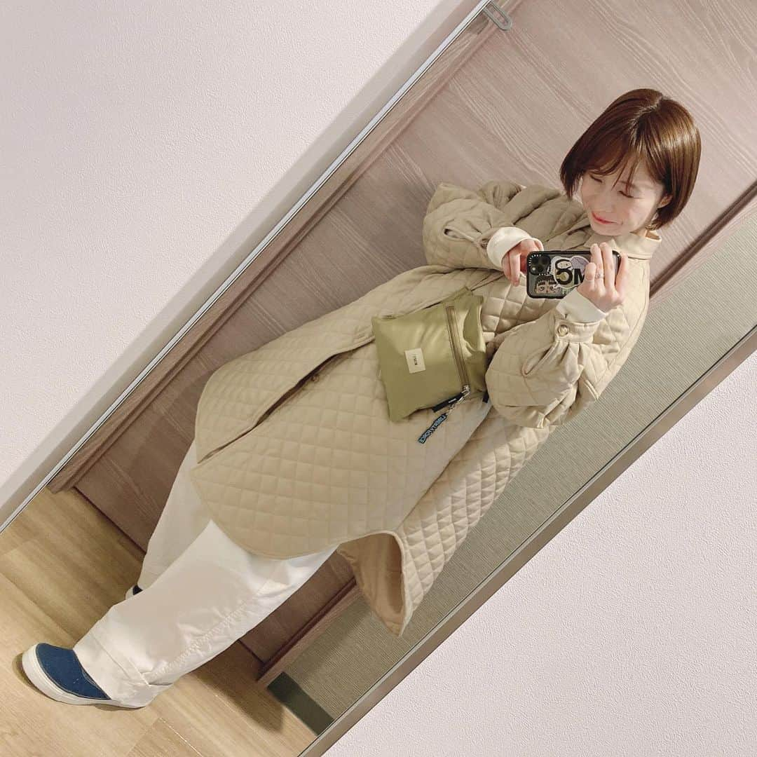 真奈さんのインスタグラム写真 - (真奈Instagram)「☺︎  #まなてぃのふく #LIBERTYFORCE #chuclla #wtaps #anatomica #bershka  #おろちんゆー」1月11日 12時37分 - manatmnt0116