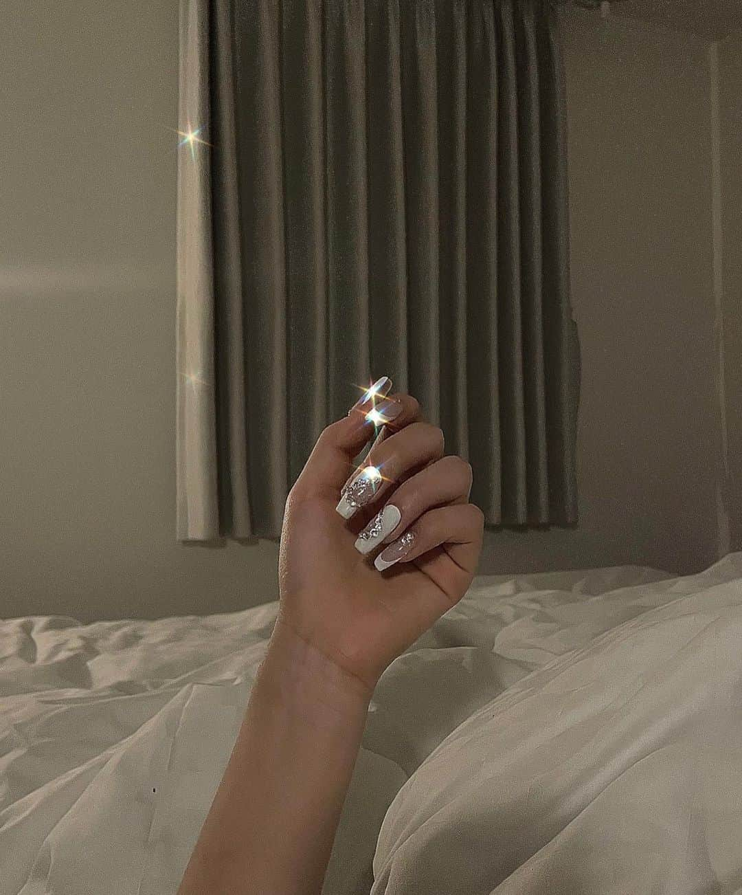 鯖さんのインスタグラム写真 - (鯖Instagram)「nail🤍」1月11日 23時39分 - 224s_b_x