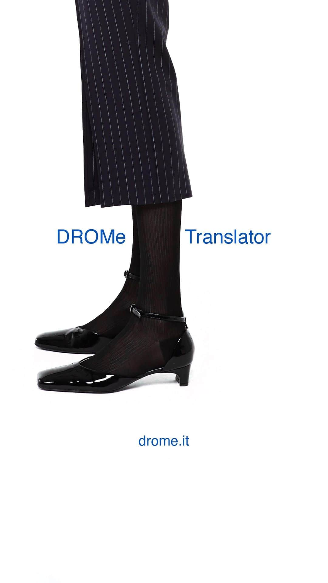 ドロームのインスタグラム：「DROMe Translator: enter text.  40% off all Fall Winter 2021/22 Collection on drome.it  #dromeofficial」