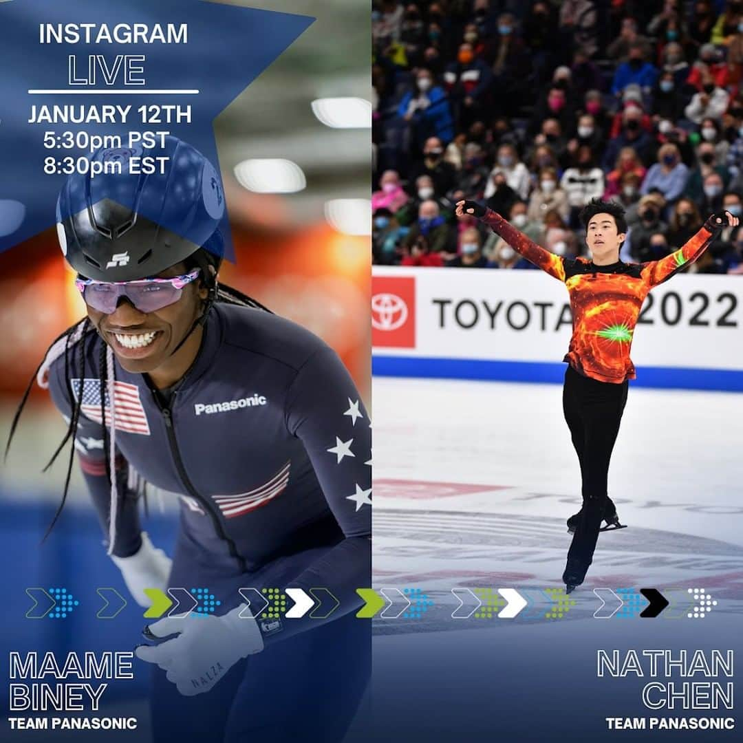 ネイサン・チェンさんのインスタグラム写真 - (ネイサン・チェンInstagram)「How do athletes get ready for the Olympic Winter Games? Join me and my teammate @biney.biney live on @Panasonic’s Instagram, tomorrow (1/12) at 5:30pm PT/8:30pm ET! #TeamPanasonic」1月12日 6時33分 - nathanwchen