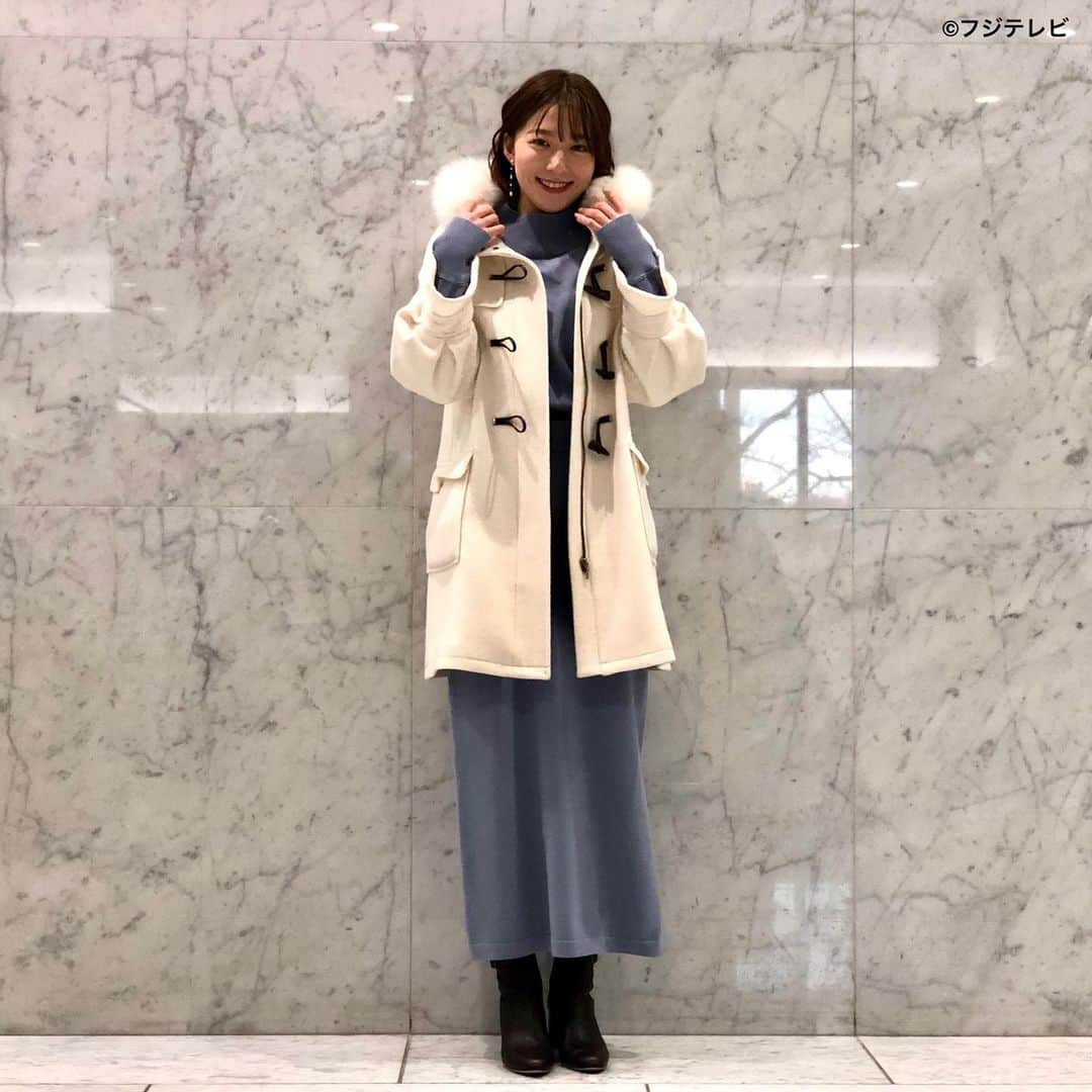 フジテレビ「めざましテレビ」さんのインスタグラム写真 - (フジテレビ「めざましテレビ」Instagram)「ファッション雑誌CanCamとコラボした お天気コーナー「きょう何着て行く？」 阿部華也子の毎日のコーデを紹介♪  1月12日（水）  【今日のコーデ】　 ・コート→ @31sonsdemode ２万９７００円 ・ニット→ @gap_jp ８９９０円 ・スカート→ @gap_jp 　８９９０円 ・靴→ @dianashoespress 　２万９７００円 ・イヤリング→ @phoebe_official 　３９６０円    【コーデのポイント】 パステルブルーのニットセットアップが 爽やかフェミニン😍  真っ白のダッフルコートをはおると 上品な通勤コーデが完成します🙆‍♀️  配色が可愛らしいので アイテムのデザインは シンプルなものを選ぶと バランスよく仕上がります👍✨  #めざましテレビ #きょう何着て行く？ #阿部華也子 #今日のコーデ #コーデ #CanCam #今日のファッション#ootd #きょう何着て行く？は月〜金朝6時22分ごろ放送📺 #スタイリストたなべさおり #かやちゃん #きれいめコーデ #きれいめカジュアル #大人コーデ #冬コーデ #オフィスカジュアル #上品コーデ #アナウンサー衣装」1月12日 14時01分 - mezamashi.tv