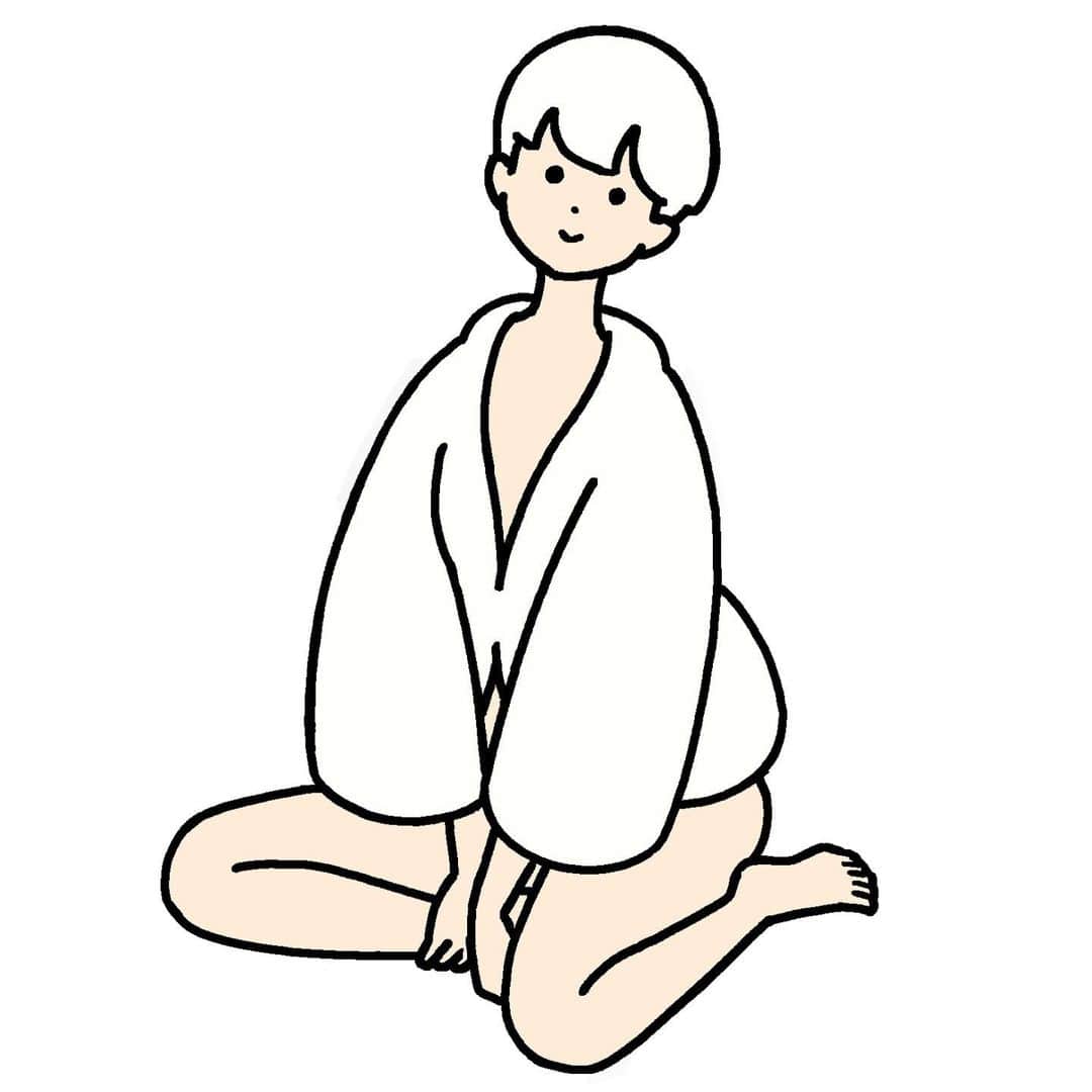 白根ゆたんぽのインスタグラム：「ぺたんこすわりのひと #doterachang」
