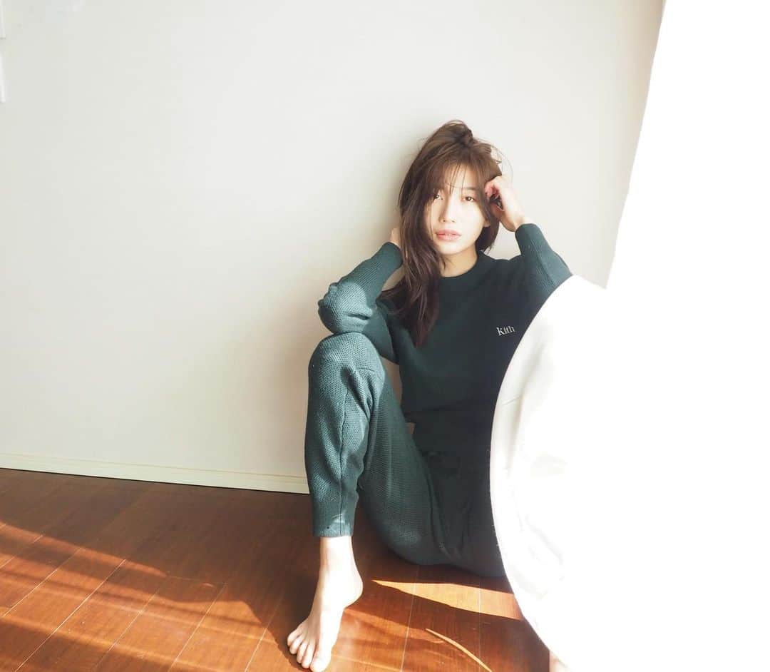 小倉優香のインスタグラム：「最近の私は緑がお気に入りみたい  💚　  #kith #green #kithtokyo #小倉ゆうか」