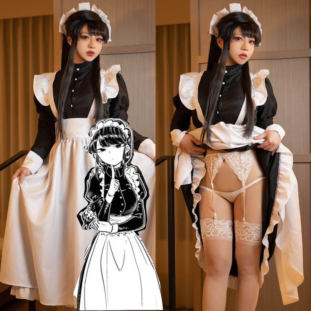千尋さんのインスタグラム写真 - (千尋Instagram)「Komi Can't Communicate Everyone have watch this animation? It is really daily and healing~ Chihiro special like Komi’s maid dress code. Selfish think the underwear should like this?  If you like please support me this month’s Patreon *///* Tier 3  古見同學有交流障礙症 大家看了嗎?是很日常向的治癒番呢 千尋特別喜歡古見同學的女僕裝 私心覺得裙底應該是這樣吧(?  喜歡請多多支持本月的P網*///*的等級3  #KomiCantCommunicate #古見さんはコミュ症です #komishouko #cosplaygirl」1月12日 20時45分 - chihiro_chang