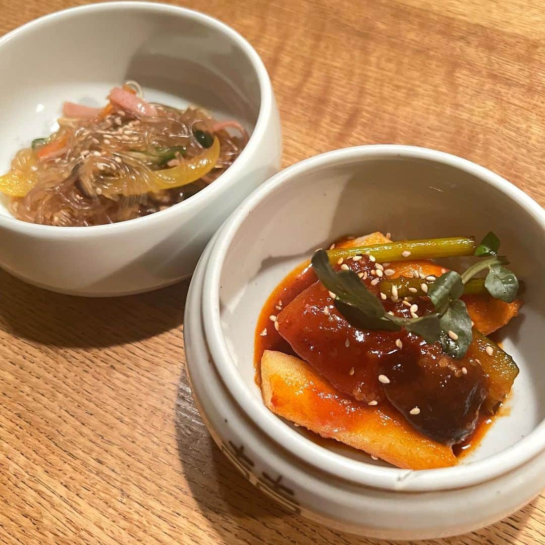 麻美さんのインスタグラム写真 - (麻美Instagram)「水刺間 ． タッカンマリ食べに… ． キムチと林檎の組み合わせが意外に美味しくて 初の試み💓 ． 今度家で作ろうっと❣️ ． #韓国料理 #新年会」1月13日 12時55分 - mami0s