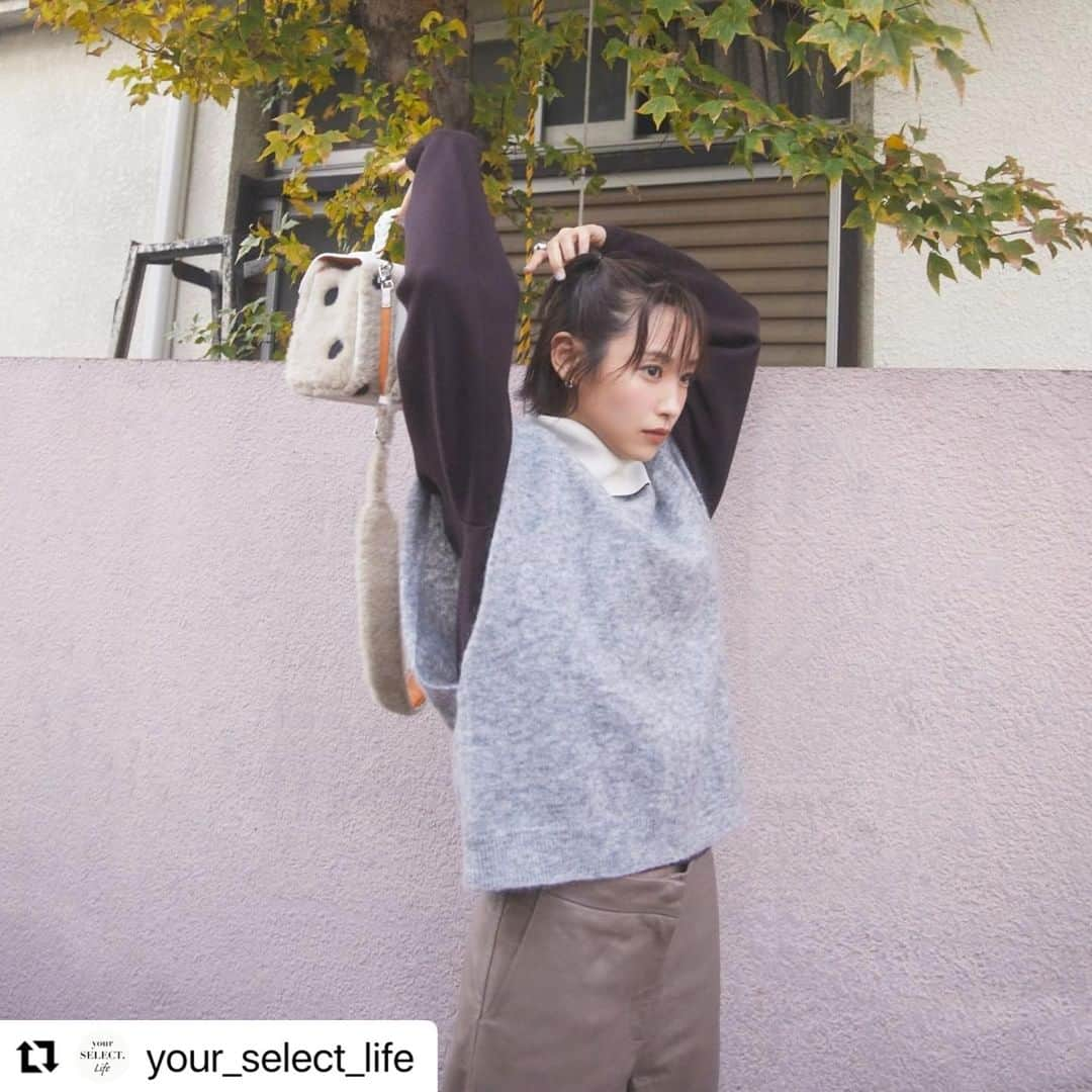 高橋愛さんのインスタグラム写真 - (高橋愛Instagram)「#Repost @your_select_life with @make_repost ・・・ 「高橋愛をOFFにする3つのRoutine」が、Web版ページまもなく公開（2022/1/13予定）。  女優・モデルの高橋愛さんは「私、自分の半分以上がファッションで構成されているんです」と話すほどファッションが大好き。“好き”を身にまとう幸せとスタイリングへの考え方など掘り下げます。プロフィール欄のURLからアクセスして、ぜひチェックしてください！」1月13日 15時59分 - i_am_takahashi