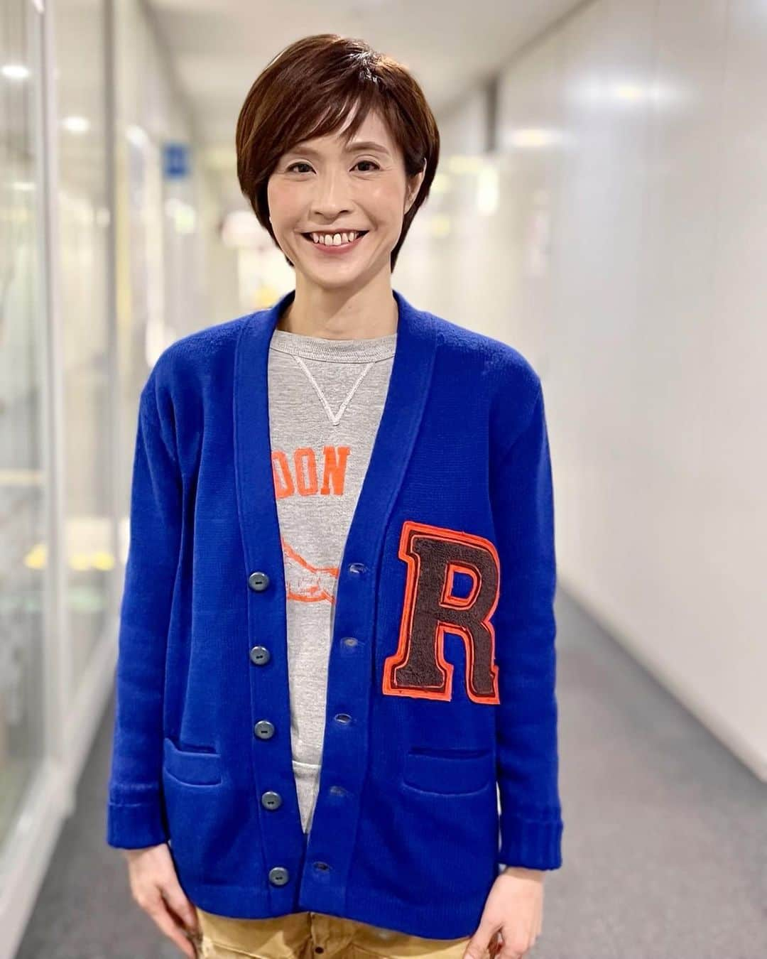 今村涼子さんのインスタグラム写真 - (今村涼子Instagram)「#古着コーデ#古着スウェット #championrunningman #ランタグ #レタードカーディガン #kapitalkountry #paraboot  #大人古着#大人古着女子」1月13日 20時34分 - ryoko.imamu