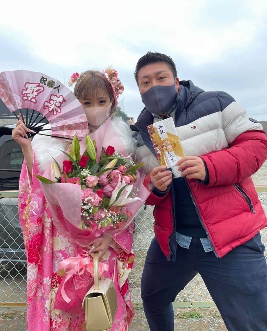 松田聖菜さんのインスタグラム写真 - (松田聖菜Instagram)「振袖もう着ることないのか🥺👘 ほんとにかわいかたこの振袖🤍🤍 成人さいこー💗💗」1月13日 20時41分 - seinaaa_0318