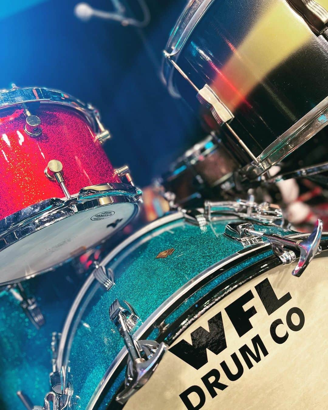 伊藤大地のインスタグラム：「WFL New Yorker  kit  13”clubdate  10”Canopus  Ludwig 14”×4“ downbeat」