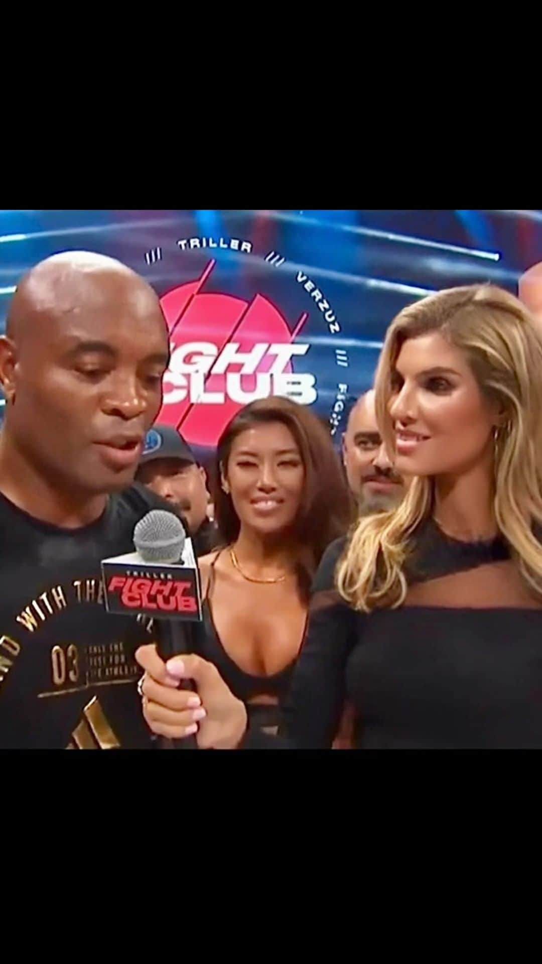 Ashley Haasのインスタグラム：「“Be water my friend…” Anderson Silva post victory in ring interview quoting his idol Bruce Lee.」