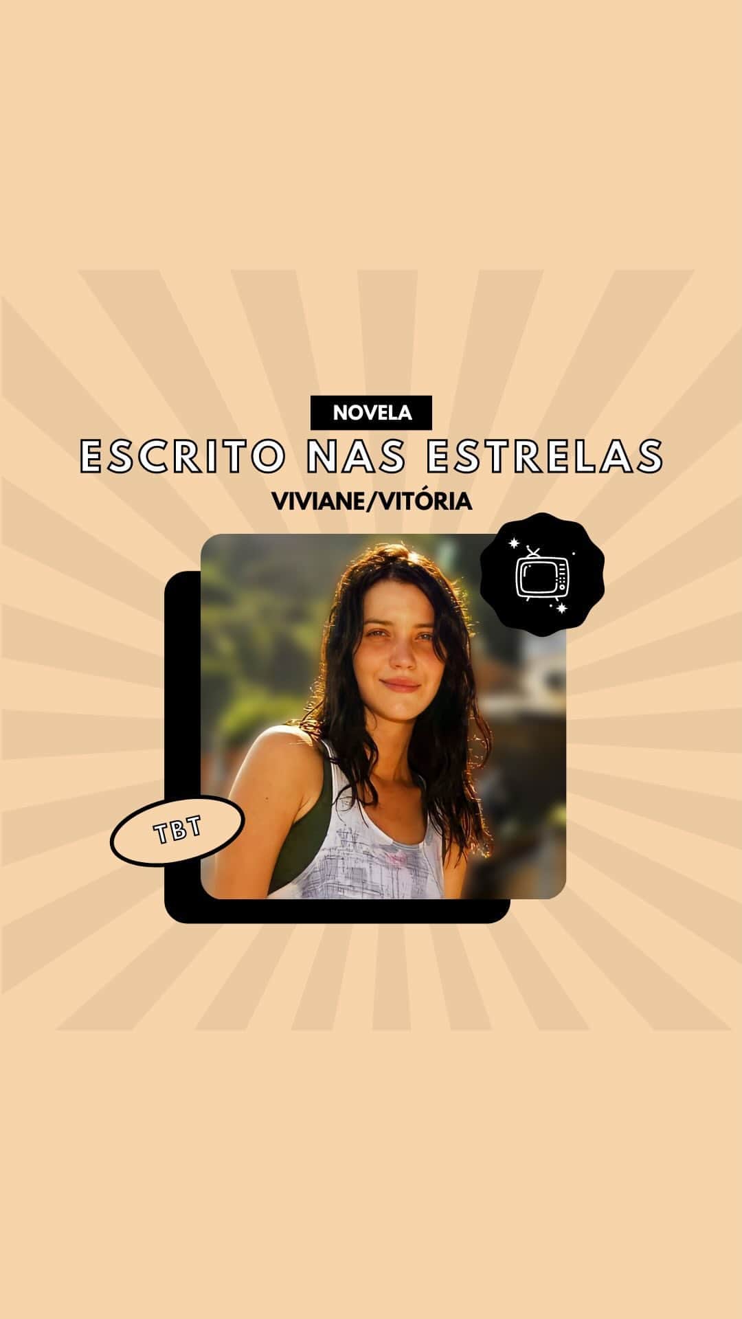 ナタリア・ディルのインスタグラム：「#tbt da semana vai para Viviane/Vitória que é a personificação na Terra do que chamo de confusão! 🤯 Era espírito, era polícia, era amor, era pai, era chantagem, inseminação post mortem… Intensa a vida dessa personagem.  O que mais marcou vocês nessa novela?  📺 novela: Escrito nas Estrelas (2010)  (Reprodução: TV Globo)」